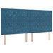 Pat Ottoman cu Saltea și LED Albastru închis 200 x 200 cm - WALTI WALTI