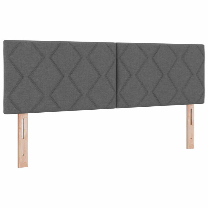 Pat cu saltea și spațiu de depozitare Gri închis 160 x 200 cm WALTI