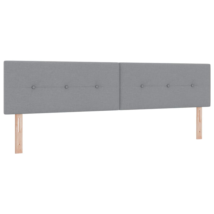 Pat cu storage 2 buc. Gri deschis Piele artificială - WALTI WALTI
