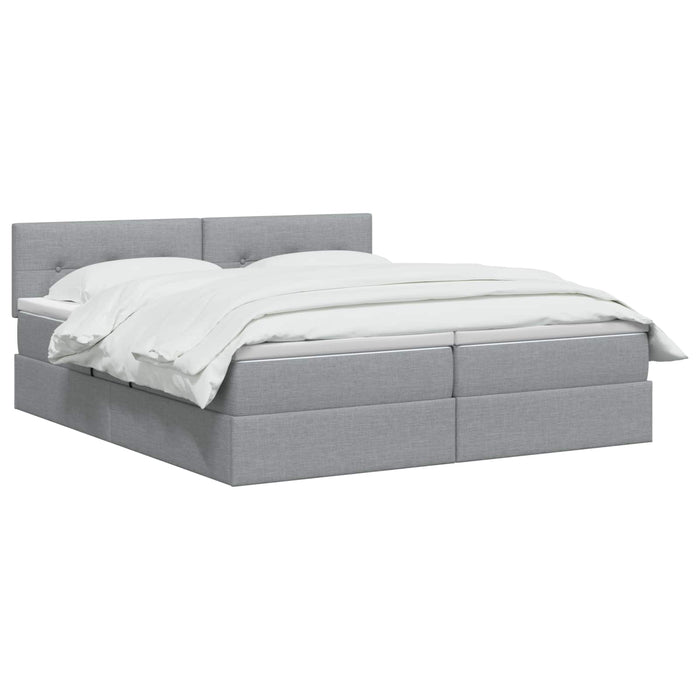 Pat cu storage 2 buc. Gri deschis Piele artificială - WALTI WALTI