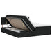 Pat cu storage cu headboard 2 buc. Negru Piele artificială - WALTI WALTI