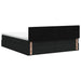 Pat cu storage cu headboard 2 buc. Negru Piele artificială - WALTI WALTI
