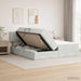 Pat cu storage cu headboard 2 buc. Gri deschis - WALTI WALTI