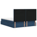 Pat cu storage cu headboard albastru 180 x 200 cm Țesătură - WALTI WALTI