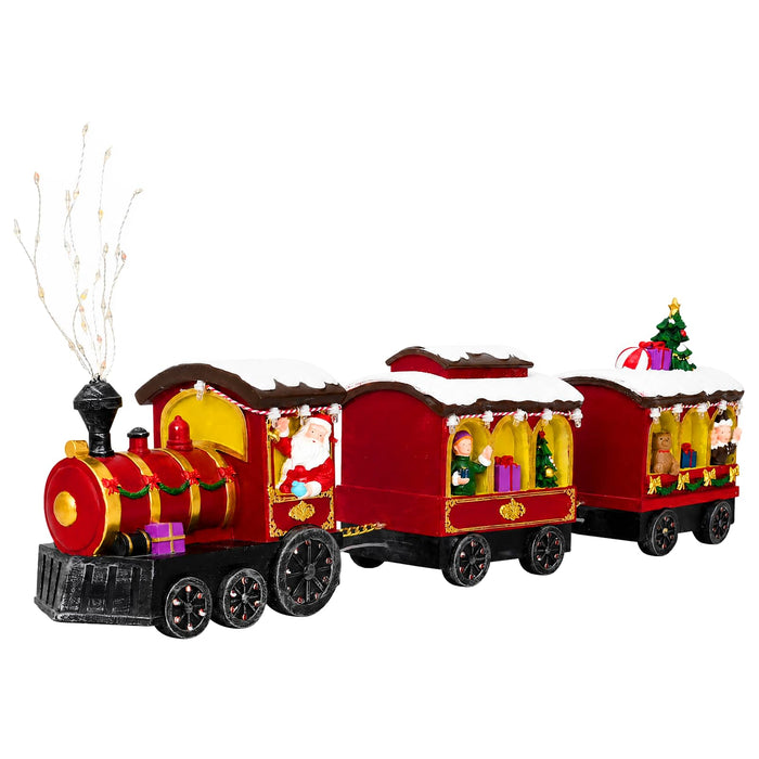 Tren de Crăciun SALO 51 x 9,5 x 24,5 cm Resin Multicolour WALTI