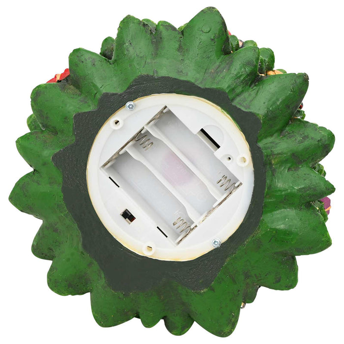 Brad de Crăciun cu lumini SALO 16,5 x 15,5 x 40 cm Rășină Verde WALTI