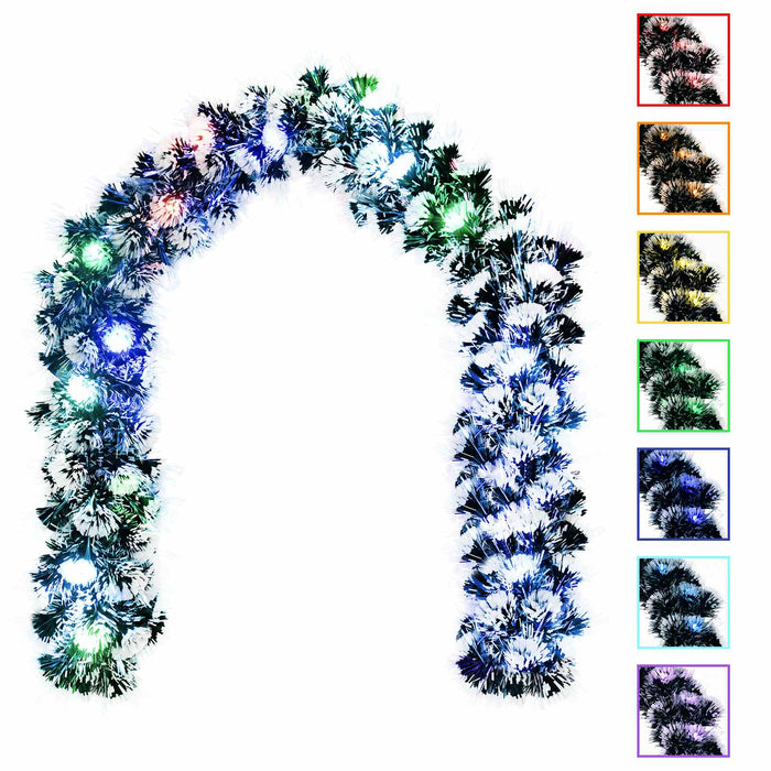 Ghirlandă de Crăciun 200 cm 16 LED-uri Multicolor PET WALTI