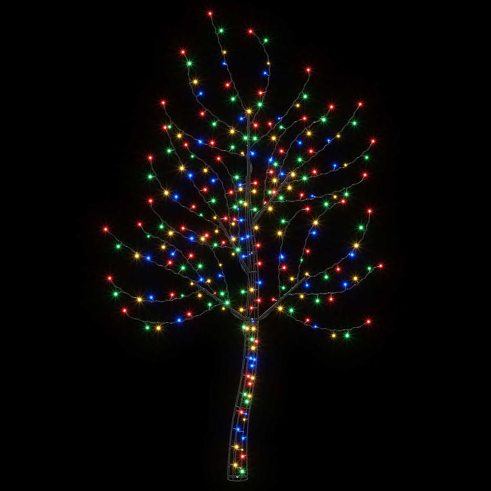 Brad de Crăciun de perete cu LED 150 cm 140 LED-uri Multicolor - WALTI WALTI
