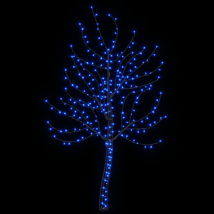 Brad de Crăciun de perete cu LED 180 cm 200 LED-uri Albastru - WALTI WALTI