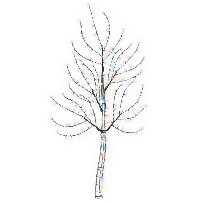 Brad de Crăciun de perete cu LED 180 cm 200 LED-uri Multicolor - WALTI WALTI