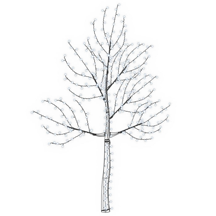 Brad de Crăciun de perete cu LED 210 cm 312 LED-uri Alb rece - WALTI WALTI