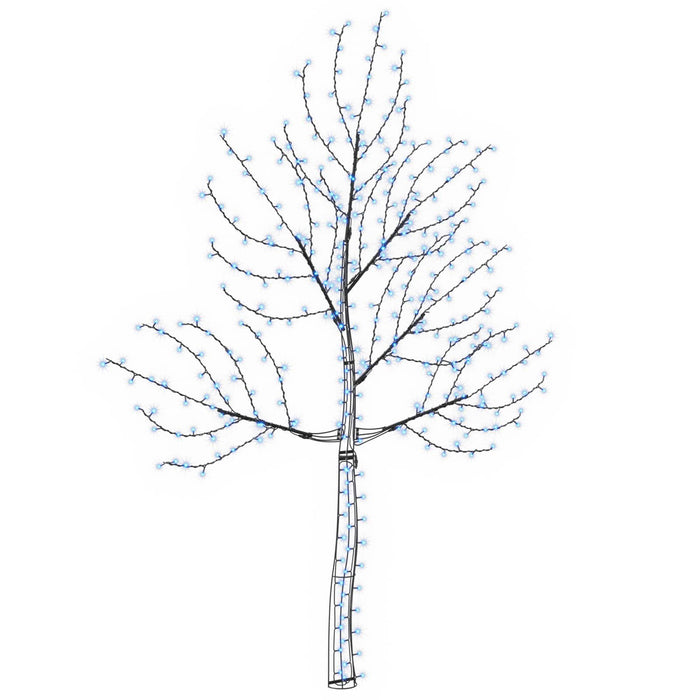 Brad de Crăciun de perete cu LED 210 cm 312 LED-uri Albastru - WALTI WALTI