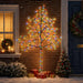 Brad de Crăciun de perete cu LED 210 cm 312 LED-uri Multicolor - WALTI WALTI