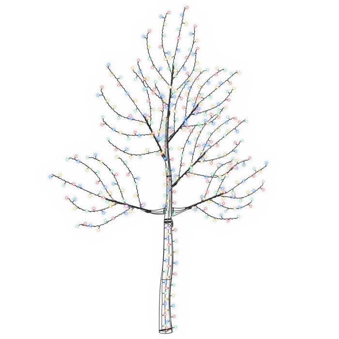 Brad de Crăciun de perete cu LED 210 cm 312 LED-uri Multicolor - WALTI WALTI