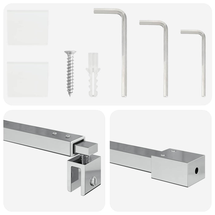 Bară de susținere paravan duș 70-120 cm pentru sticlă de 6/8 mm - WALTI WALTI