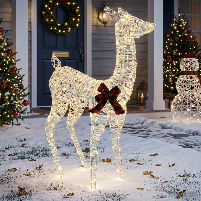 Cerb de Crăciun 3D LOVIISA 200 LED-uri Alb cald - WALTI WALTI