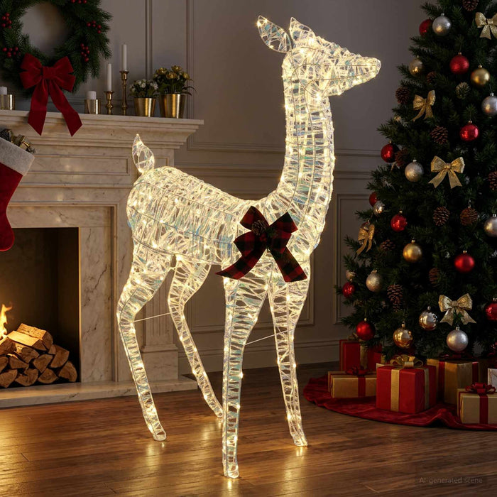 Cerb de Crăciun 3D LOVIISA 200 LED-uri Alb cald - WALTI WALTI