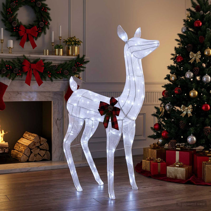 Cerb de Crăciun 3D LOVIISA 200 LED-uri Alb rece - WALTI WALTI