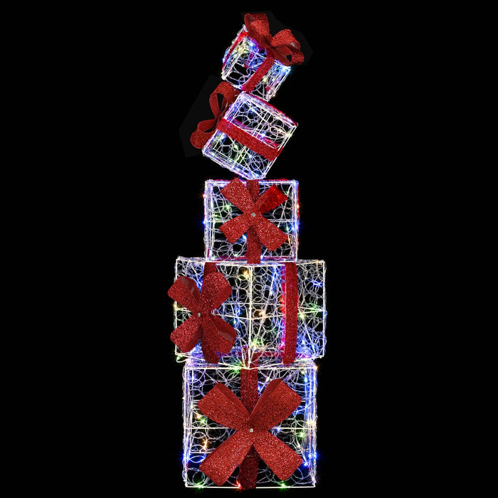 Decorațiune de Crăciun cutie de cadou 5 buc. 125 LED-uri - WALTI WALTI