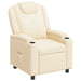 Fotoliu recliner Crem 75 x 95 x 106 cm Țesătură - WALTI WALTI