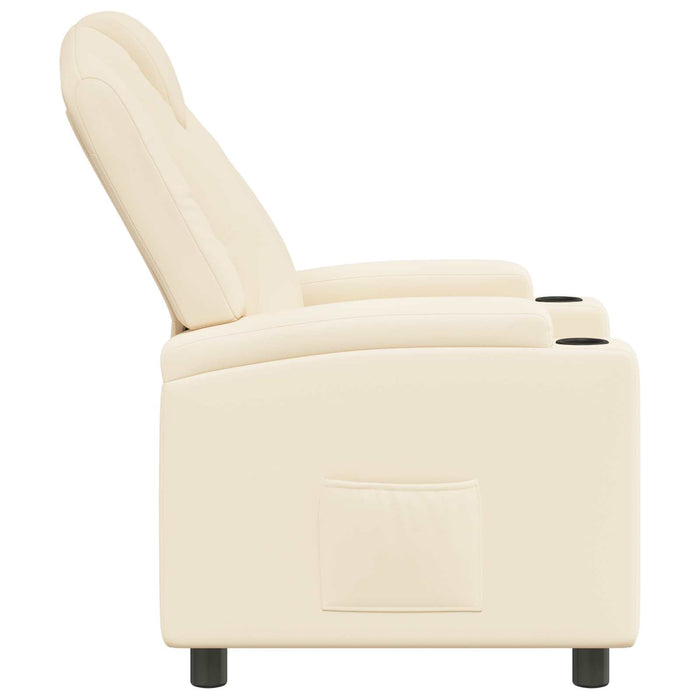 Fotoliu recliner Crem 75 x 95 x 106 cm Țesătură - WALTI WALTI