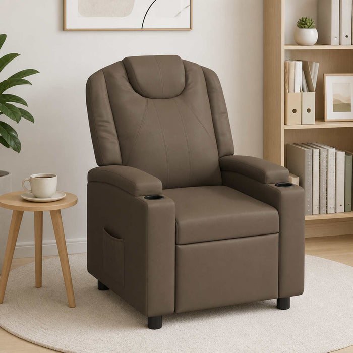 Fotoliu recliner Gri 75 x 95 x 106 cm Țesătură - WALTI WALTI