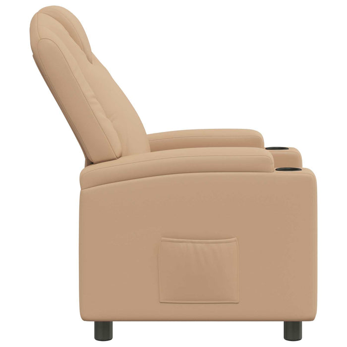 Fotoliu recliner Cappuccino 75 x 95 x 106 cm Țesătură - WALTI WALTI