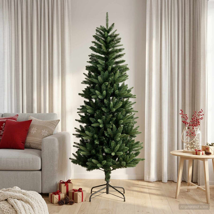 Artificial Hinged Christmas Tree 120 cm PE și PVC Verde WALTI