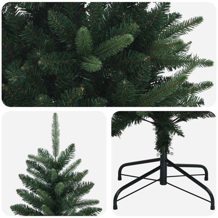 Artificial Hinged Christmas Tree 180 cm PE și PVC Verde WALTI