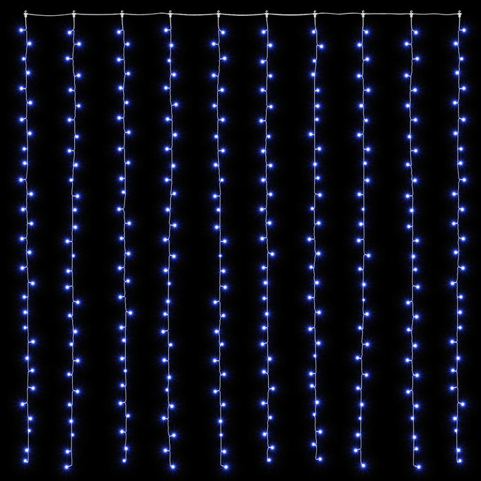 Perdea de lumini 300 LED-uri Albastru 300 x 300 cm - WALTI WALTI