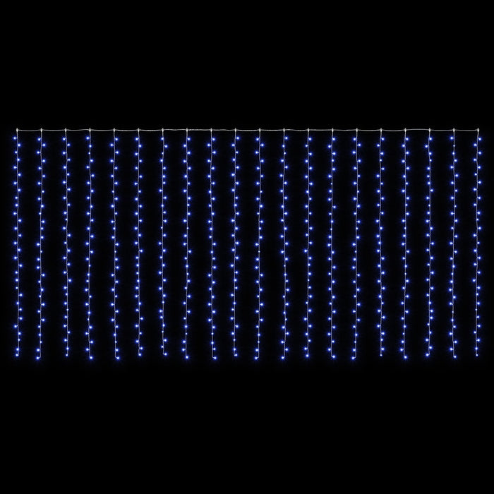 Perdea de lumini 600 LED-uri Albastru 600 x 300 cm - WALTI WALTI