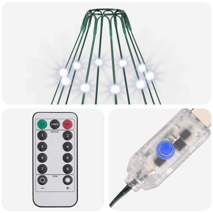 Lumini pentru bradul de Crăciun 210 LED-uri Alb rece 210 cm - WALTI WALTI