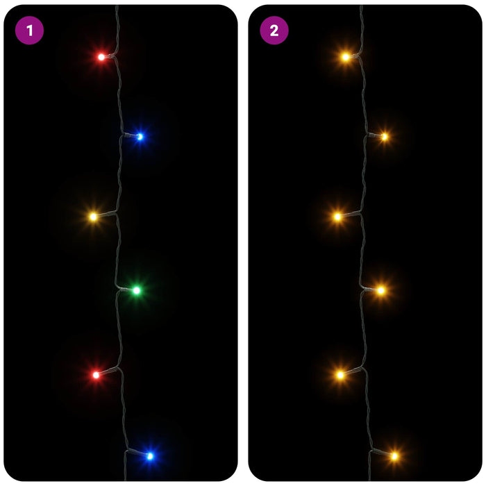 Instalație de Crăciun cu două culori 400 LED-uri Multicolor WALTI