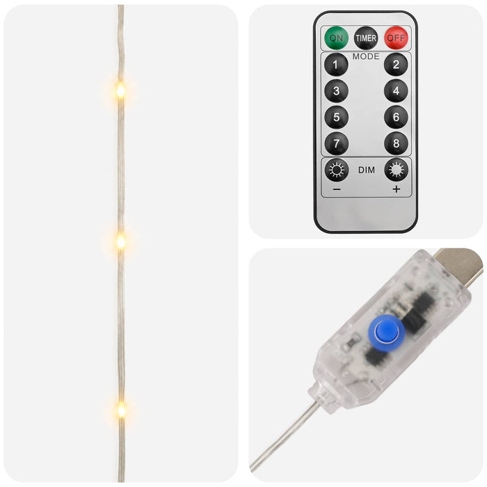 Cabluri luminoase 150 LED-uri Alb cald 15 m - WALTI WALTI