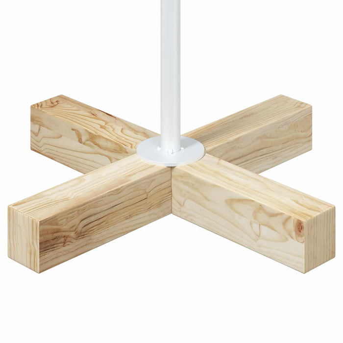 Pom de Crăciun din metal KUOPIO 60 cm Oțel Alb - WALTI WALTI