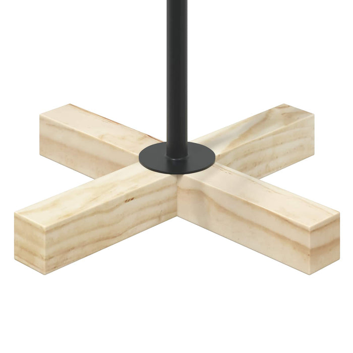 Copac de Crăciun din metal cu suport KUOPIO 60 cm Oțel Negru - WALTI WALTI