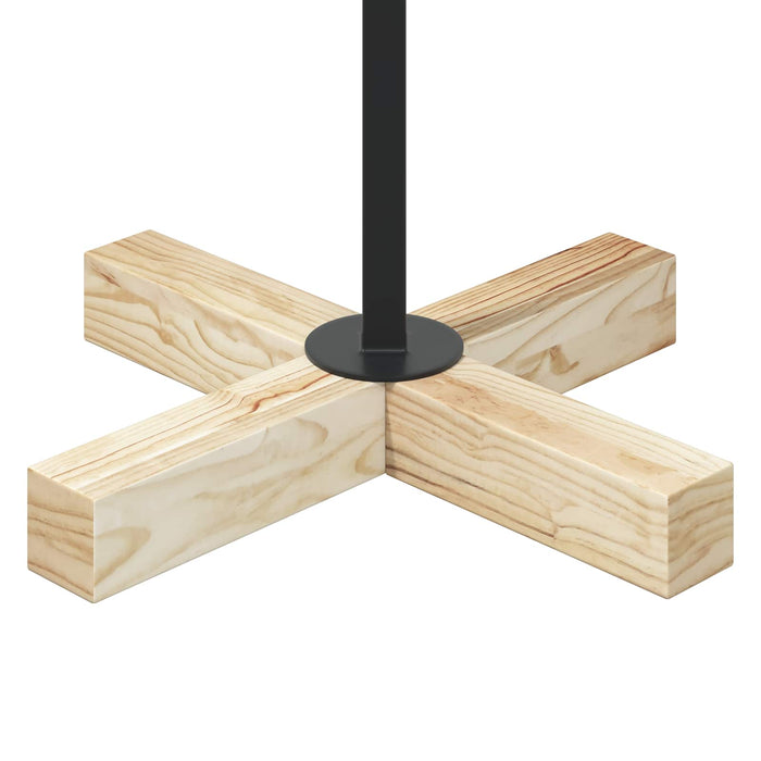 Pom de Crăciun din metal KUOPIO 60 cm Oțel Negru - WALTI WALTI