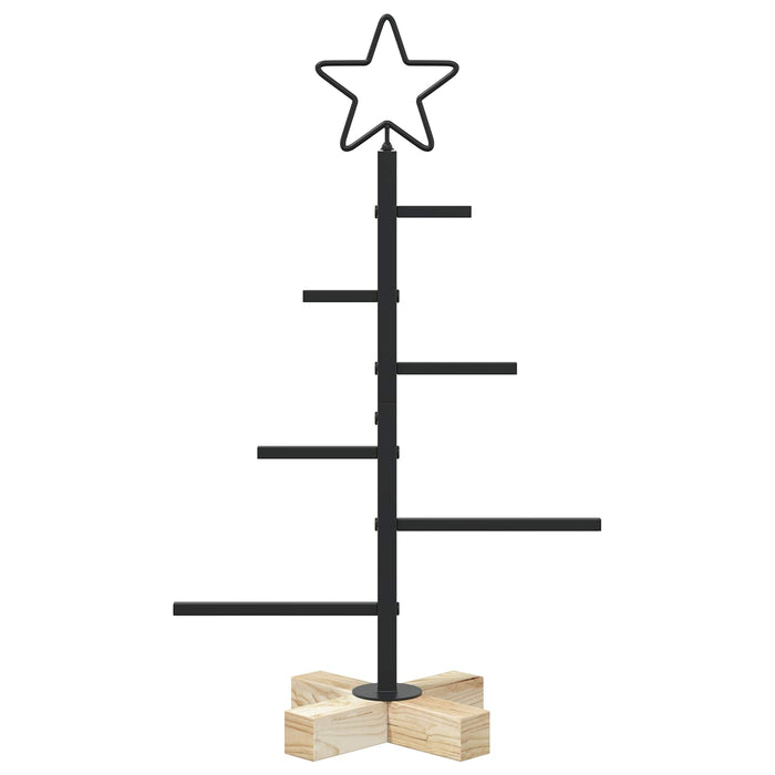 Pom de Crăciun din metal KUOPIO 60 cm Oțel Negru - WALTI WALTI