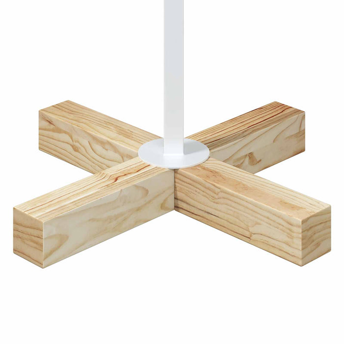 Pom de Crăciun din metal KUOPIO 60 cm Oțel Alb - WALTI WALTI