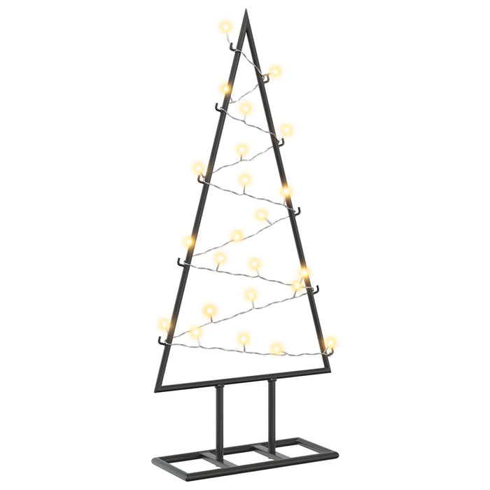 Pom de Crăciun din metal KUOPIO 60 cm Alb cald Oțel Negru - WALTI WALTI