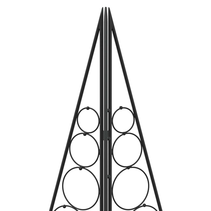 Pom de Crăciun din metal KUOPIO 100 cm Oțel Negru WALTI