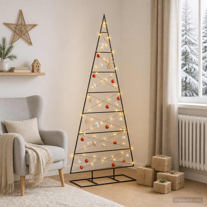 Pom de Crăciun din metal KUOPIO 150 cm Alb cald WALTI