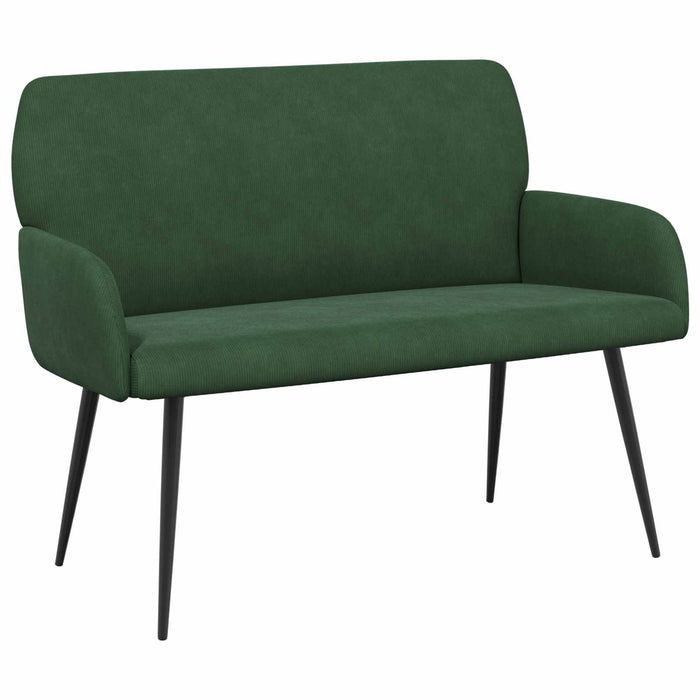 Canapea de 2 locuri cu picioare de metal 2-Locuri Verde închis - WALTI WALTI