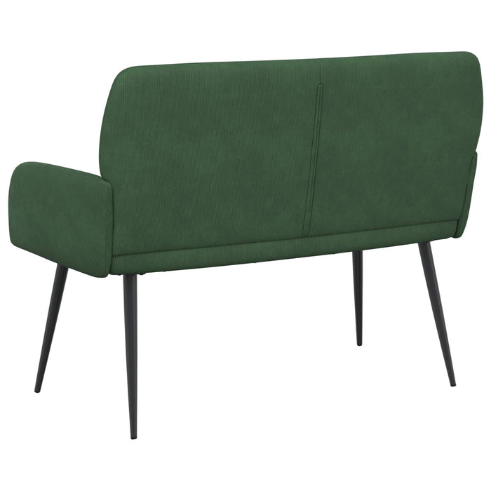Canapea de 2 locuri cu picioare de metal 2-Locuri Verde închis - WALTI WALTI