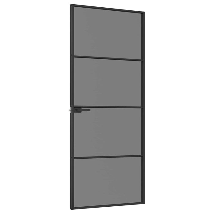 Ușă de interior 83 x 201,5 cm Sticlă Temperată și Aluminiu - WALTI WALTI