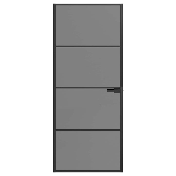 Ușă de interior 83 x 201,5 cm Sticlă Temperată și Aluminiu - WALTI WALTI