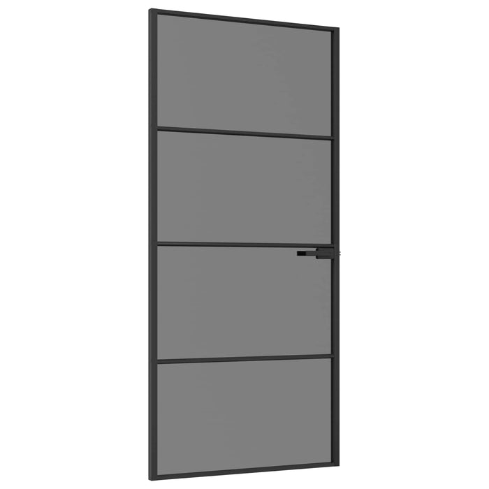 Ușă de interior 93 x 201,5 cm Sticlă Temperată și Aluminiu - WALTI WALTI