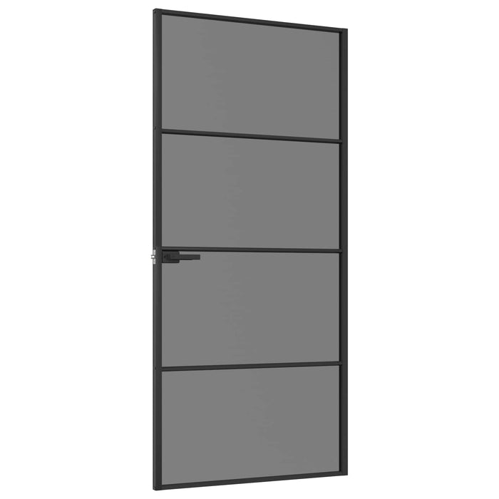 Ușă de interior 93 x 201,5 cm Sticlă Temperată și Aluminiu - WALTI WALTI
