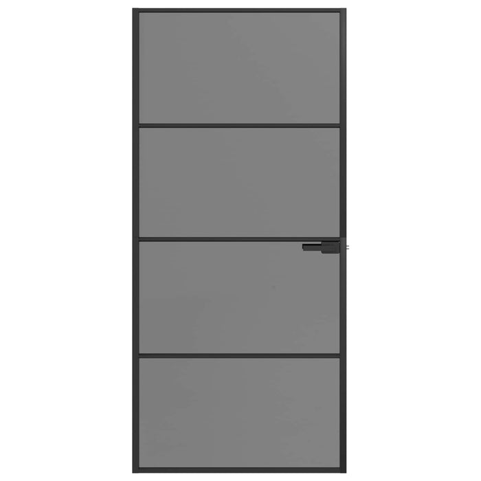 Ușă de interior 93 x 201,5 cm Sticlă Temperată și Aluminiu - WALTI WALTI