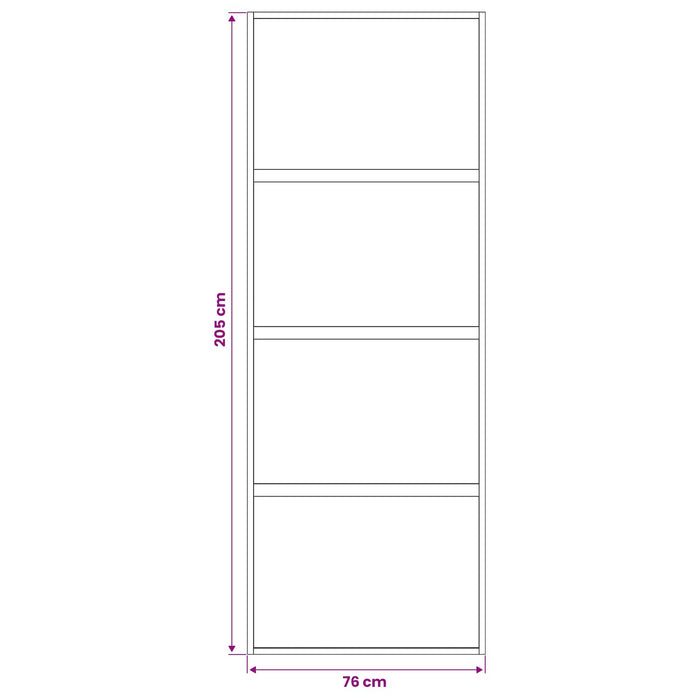 Ușă glisantă 76 x 205 cm Sticlă Temperată și Aluminiu WALTI
